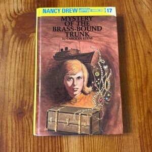 Nancy Drew Book Mystery of the Brass Bound Trunk by Carolyn Keene #17 Vintage